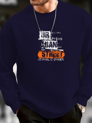 KAJARU Full Sleeve Printed Men Sweatshirt