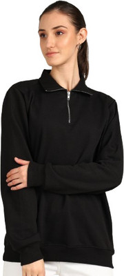WEARTOGO Full Sleeve Solid Men & Women Sweatshirt