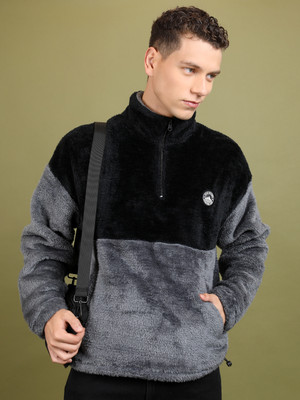 HIGHLANDER Full Sleeve Solid Men Sweatshirt