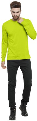 KAJARU Full Sleeve Solid Men Sweatshirt