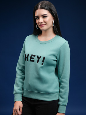 Tokyo Talkies Full Sleeve Solid Women Sweatshirt