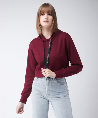 Miss Chase Full Sleeve Solid Women Sweatshirt