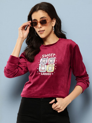 Aarika Full Sleeve Printed Women Sweatshirt