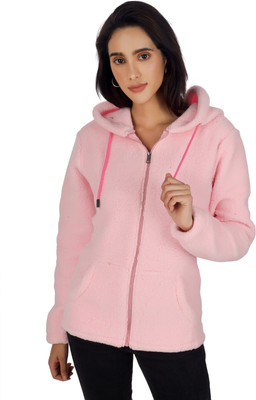 Burdy Full Sleeve Self Design Women Sweatshirt