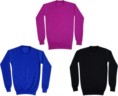 AE Trends Full Sleeve Solid Boys Sweatshirt