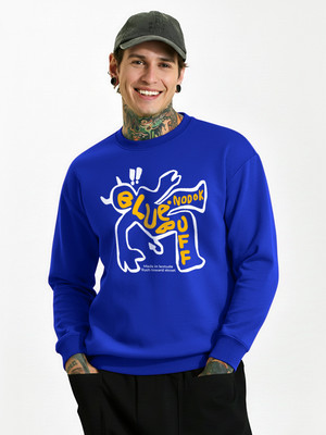 JUST ROAR Full Sleeve Printed Men Sweatshirt