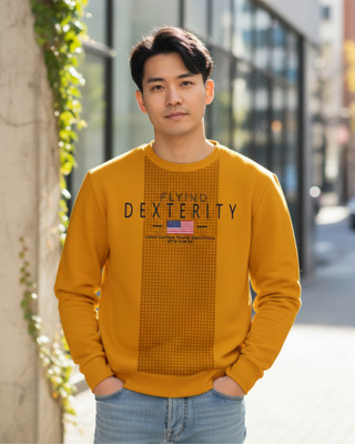 flyind Full Sleeve Printed Men Sweatshirt