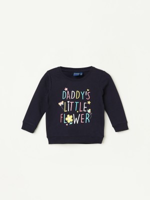 Juniors by Lifestyle Full Sleeve Solid Baby Girls Sweatshirt