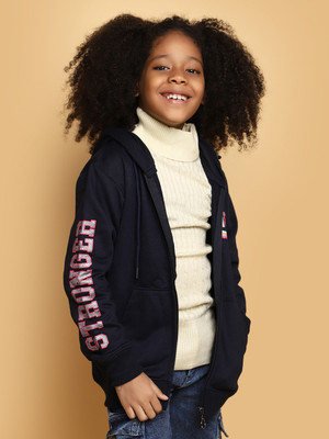 V-MART Full Sleeve Printed Girls Sweatshirt