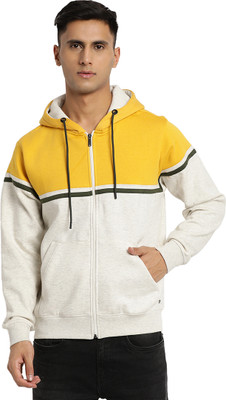 TURTLE Full Sleeve Striped, Color Block Men Sweatshirt