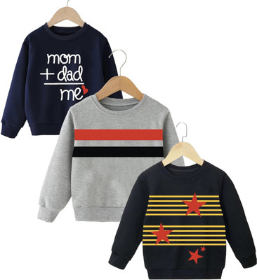 psv fashion Full Sleeve Printed Baby Boys & Baby Girls Sweatshirt