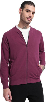 BEWAKOOF Full Sleeve Solid Men Sweatshirt