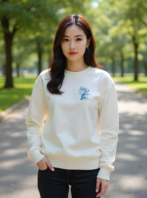 flyind Full Sleeve Printed Women Sweatshirt