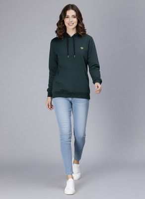 FARICON Full Sleeve Solid Women Sweatshirt