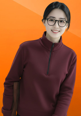 Kasendra Full Sleeve Solid Women Sweatshirt