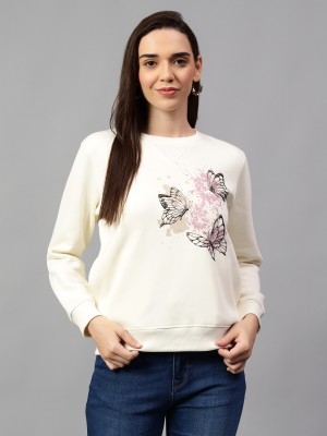 CANTABIL Full Sleeve Graphic Print Women Sweatshirt