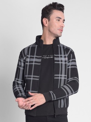 CRIMSOUNE CLUB Full Sleeve Checkered Men Sweatshirt