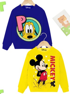 DISNEY BY MISS & CHIEF Full Sleeve Graphic Print Boys Sweatshirt