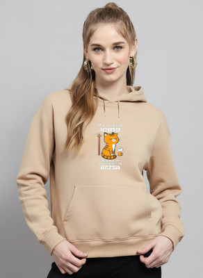 Adam White Full Sleeve Printed Women Sweatshirt
