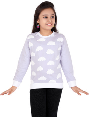 BUMZEE Full Sleeve Printed Baby Girls Sweatshirt