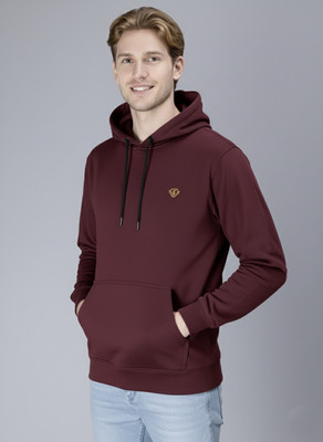 METRONAUT Men's Solid Pullover Hoodie | Full Sleeve Sweatshirt with Hood | Full Sleeve Solid Men Sweatshirt