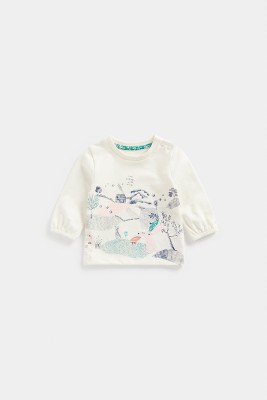 Mothercare Full Sleeve Printed Baby Boys & Baby Girls Sweatshirt