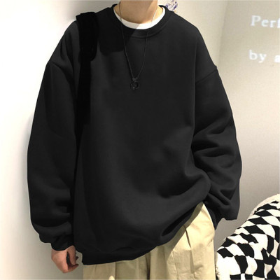 SONIBROS Full Sleeve Solid Men Sweatshirt