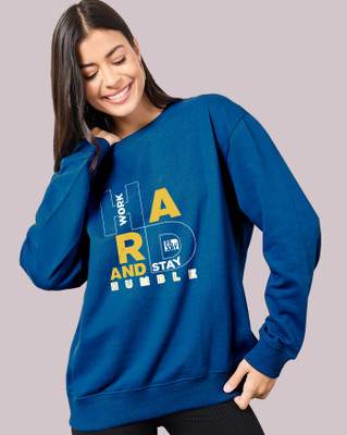 ENITOR Full Sleeve Printed Women Sweatshirt
