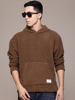 Roadster Full Sleeve Solid Men Sweatshirt