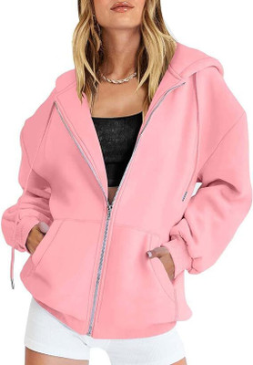 Artivri Full Sleeve Solid Women Sweatshirt