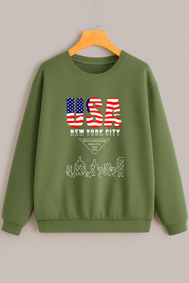 KCON Full Sleeve Graphic Print Men Sweatshirt
