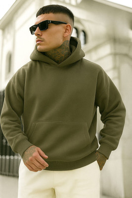 Rockwell Full Sleeve Solid Men Sweatshirt