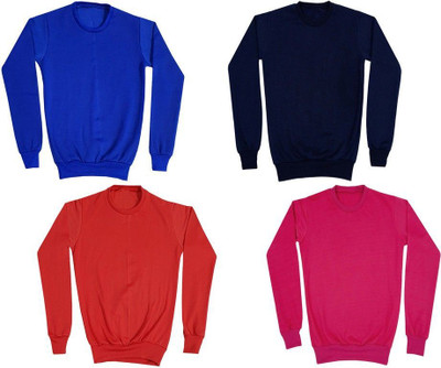 AE Trends Full Sleeve Solid Boys Sweatshirt