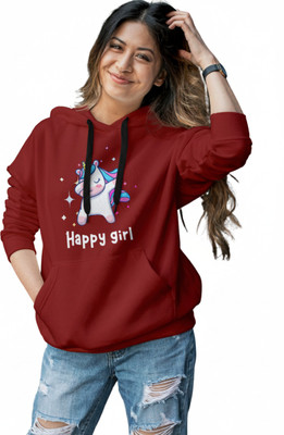 EZCLOTHING Full Sleeve Graphic Print Women Sweatshirt