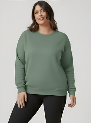 DAAWEAR OUTFITS Full Sleeve Solid Women Sweatshirt