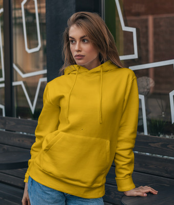 EZCLOTHING Full Sleeve Solid Women Sweatshirt