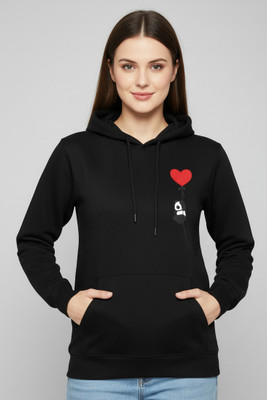 beauty maker Full Sleeve Printed Women Sweatshirt