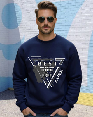 AUSK Full Sleeve Printed Men Sweatshirt