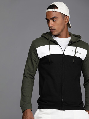 HRX by Hrithik Roshan Full Sleeve Color Block Men Sweatshirt