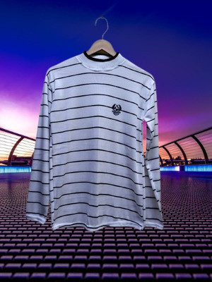Tiki Tees AE Full Sleeve Striped Men Sweatshirt