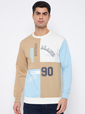 DUKE Full Sleeve Color Block Men Sweatshirt