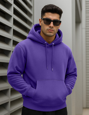 Veirdo Full Sleeve Solid Men Sweatshirt