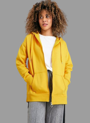 Artivri Full Sleeve Solid Women Sweatshirt