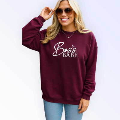Fluffy Enterprise Full Sleeve Solid Women Sweatshirt