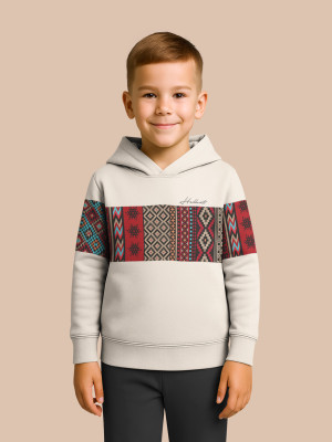 Hellcat Full Sleeve Color Block Boys Sweatshirt