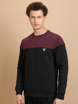 KETCH Full Sleeve Color Block Men Sweatshirt