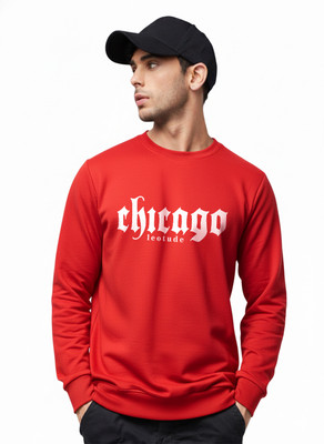 JUST ROAR Full Sleeve Printed Men Sweatshirt