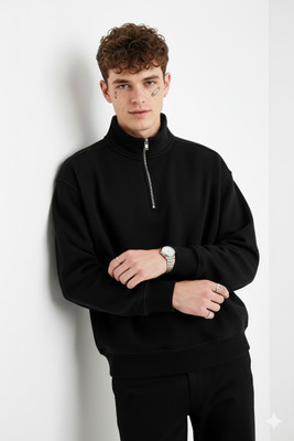 Alvis Trends Full Sleeve Solid Men Sweatshirt