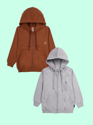 KiddoPanti Full Sleeve Solid Boys Sweatshirt