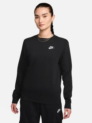 NIKE Full Sleeve Solid Women Sweatshirt